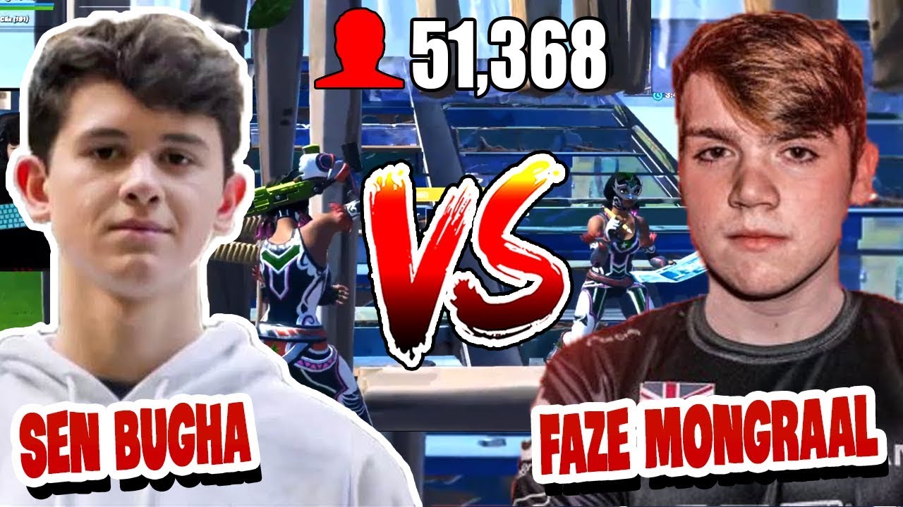 Sen Bugha Challenged Faze Mongraal to 3v3 wagers in front of 51k viewers then this happened...