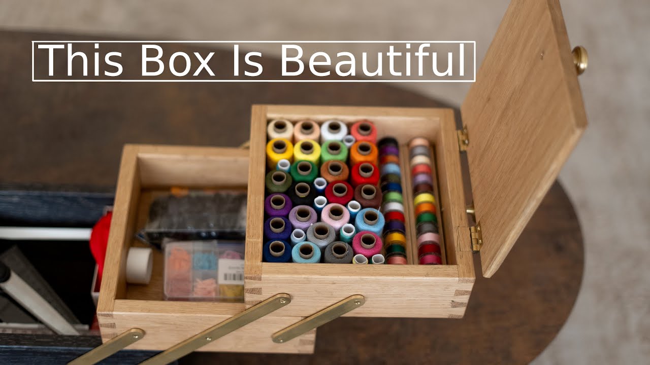 This is how i made the most beautifull sewing box!