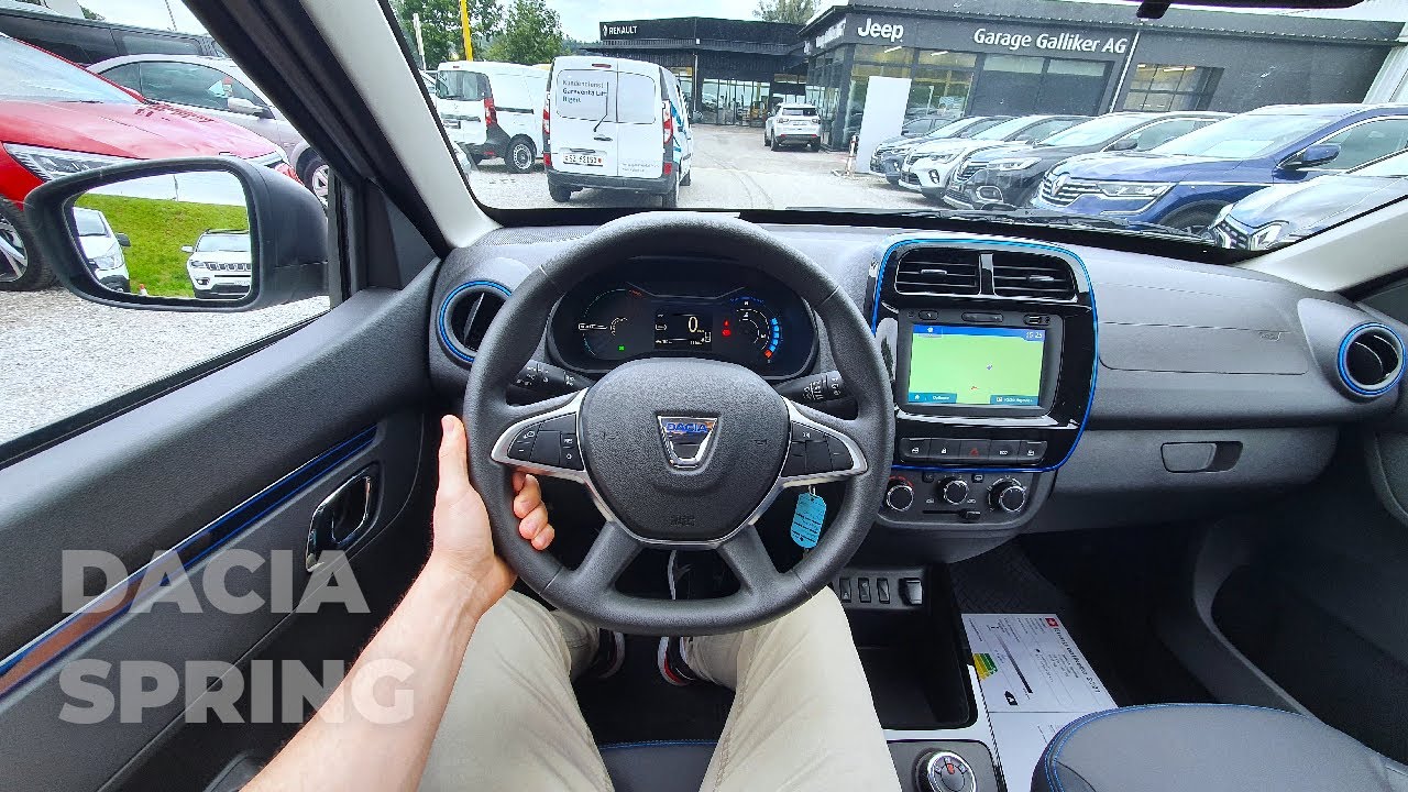 New Dacia SPRING 2022 Test Drive POV