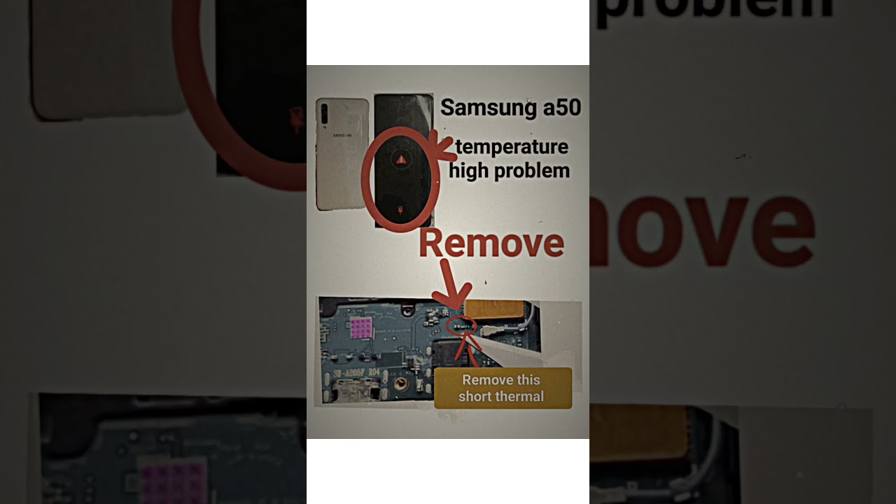 Samsung a50 temperature high problem