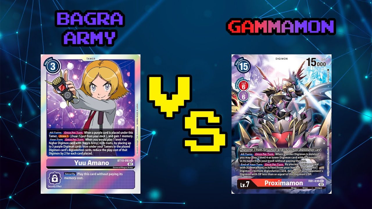 EX10 Bagra Army VS. Gammamon - BO1 Deck Testing