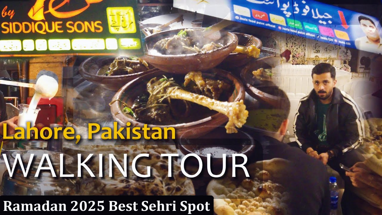4K Walking Tour | Ultimate PAKISTAN Ramadan Street Food Tour!! BEST Sehri Spot