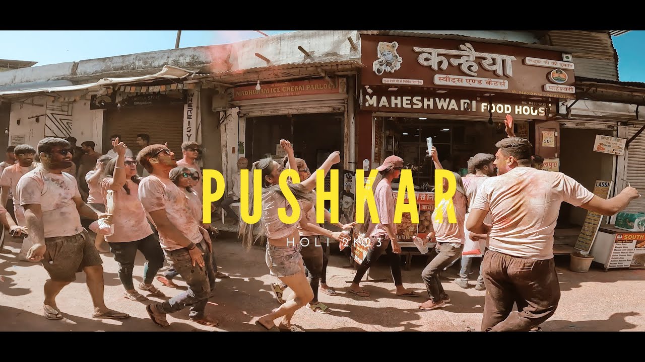 Epic Scene from Pushkar's Biggest Trance Party - Shot on GoPro 10 | PUSHKAR HOLI 2K23
