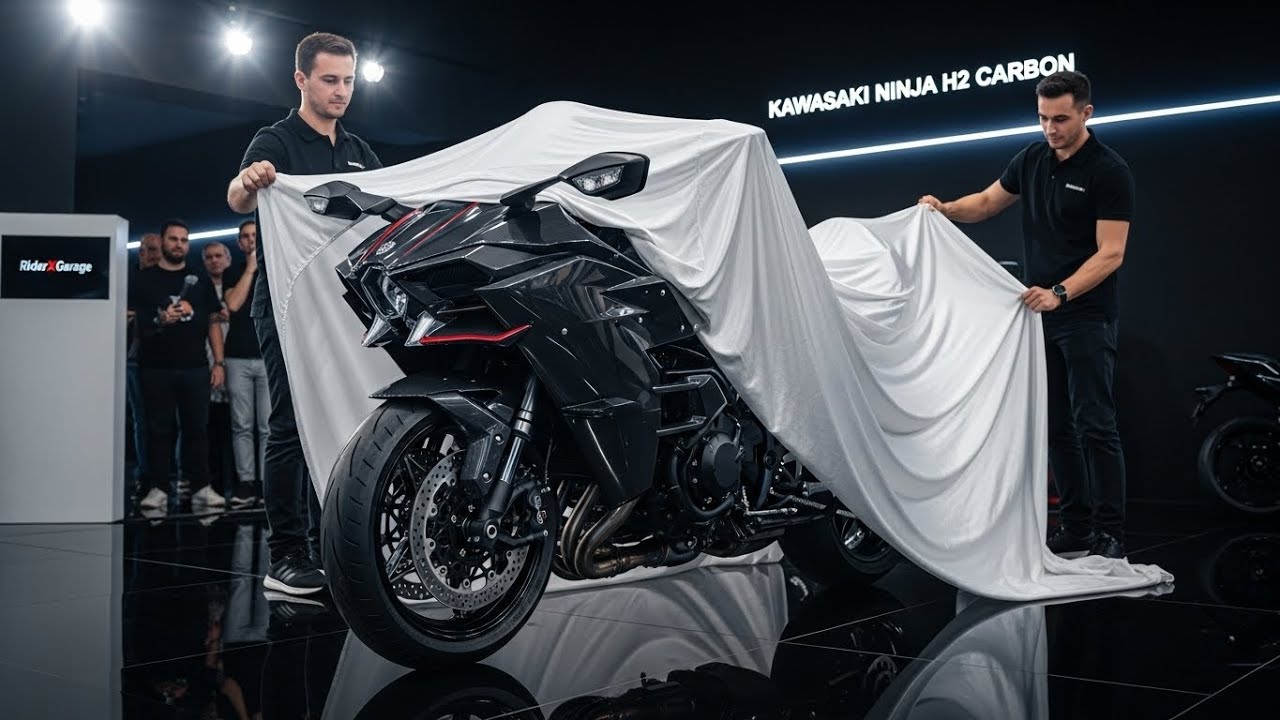Обзор мотоцикла Kawasaki Ninja H2 Carbon (2026) – характеристики, скорость и производительность.