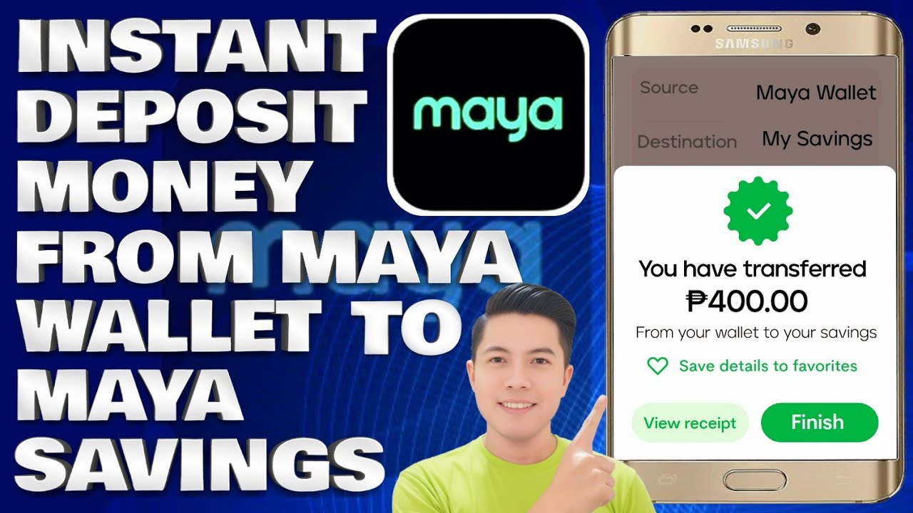 How To Instant Deposit Money From Your Maya Wallet To Maya Savings Account