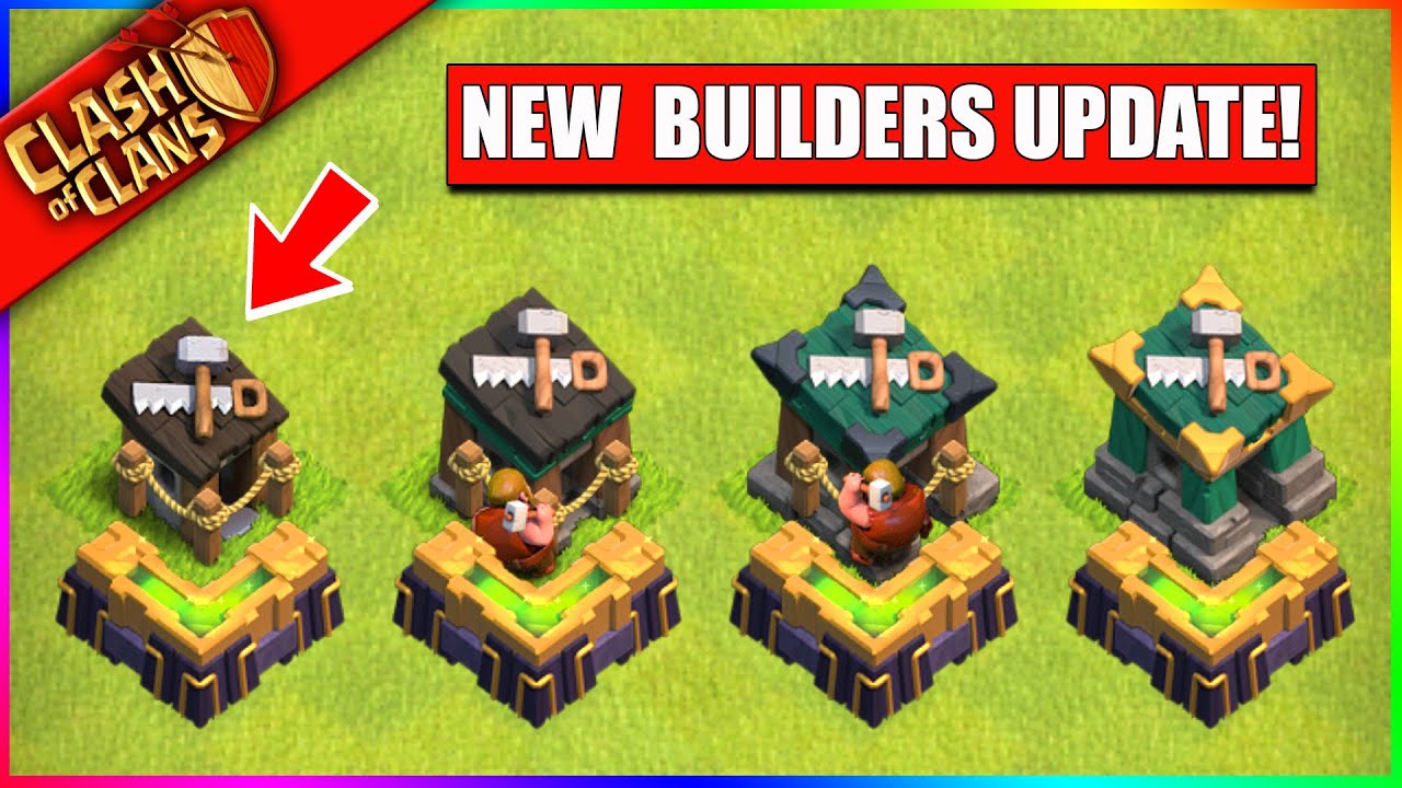 ...UPGRADE YOUR BUILDER HUTS IN CLASH OF CLANS!! (BATTLE BUILDER UPDATE)