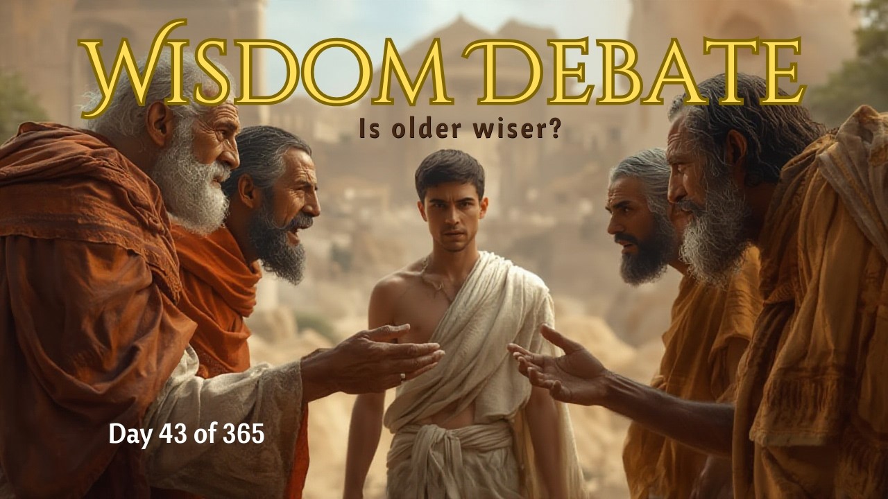 Is older wiser? | Job rests his defense | Young Elihu has had enough of the so-called 