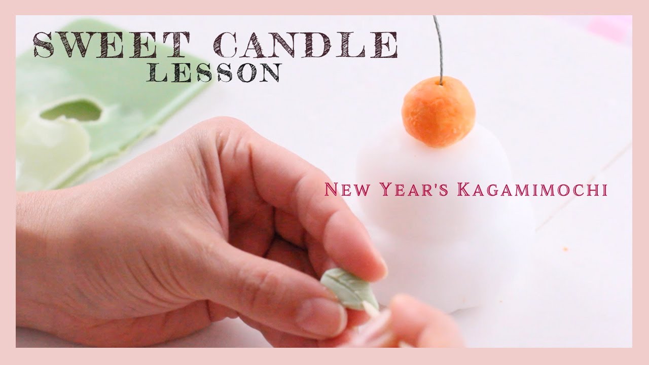 SUB) New year's kagami-mochi/Candle Making