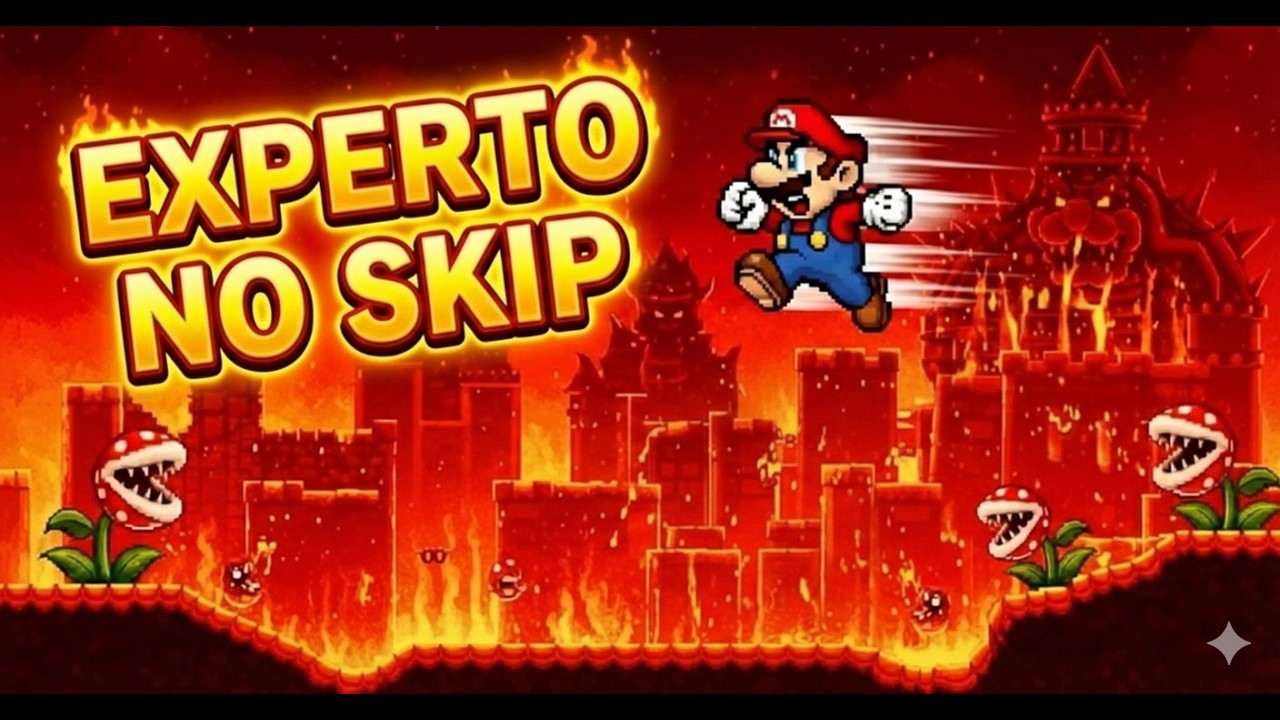 El Real NO SKIP Experto | Super Mario Maker 2