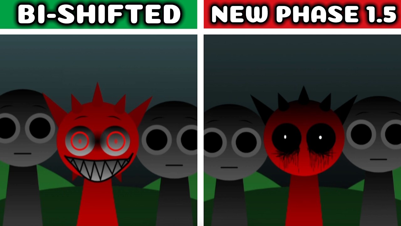Incredibox Sprunki Bi-Shifted Phase 1.5 &mdash; Old vs New: Who Takes The Crown?
