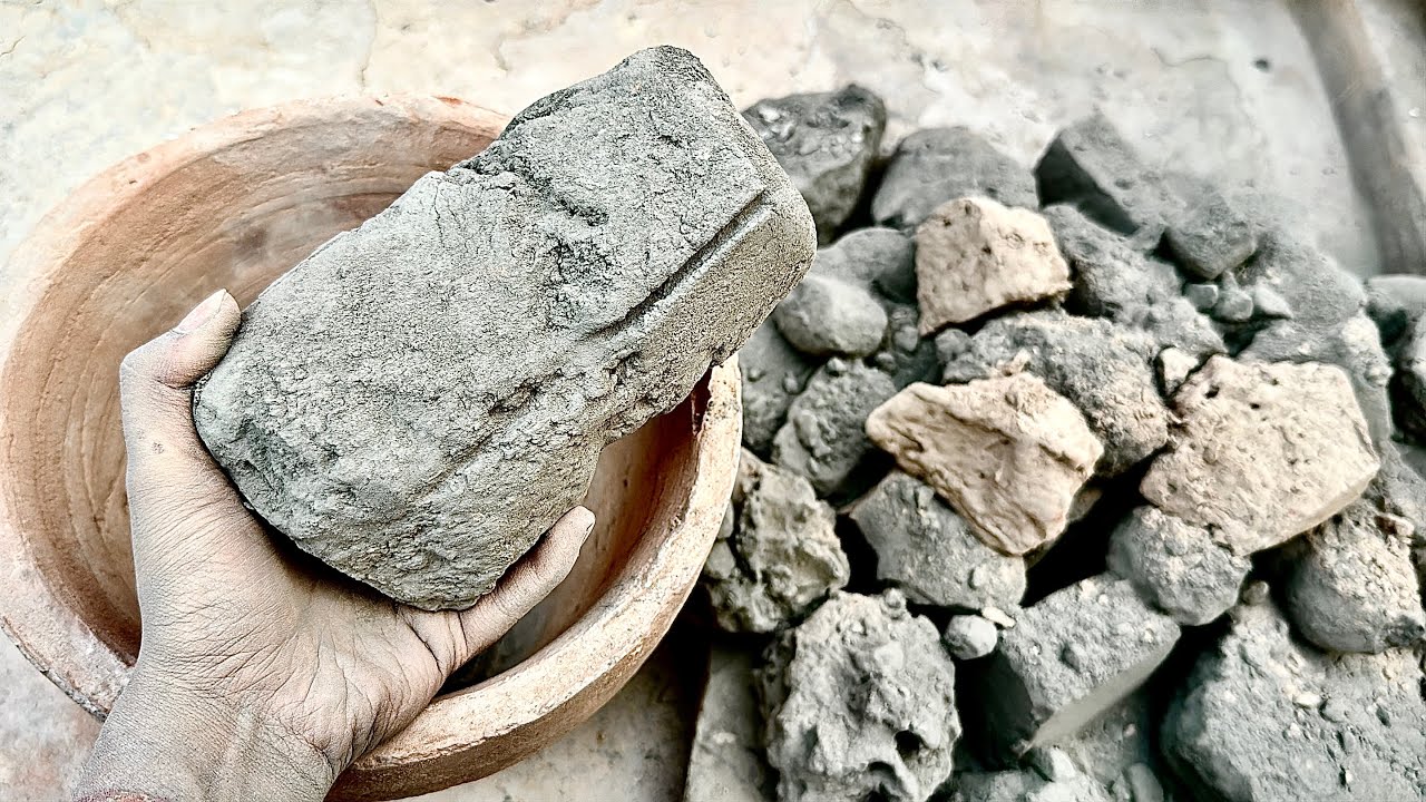 Soft black dirt bombastic crumbling video super relaxing video 🔥satisfying 4@Fatima bacha🥰