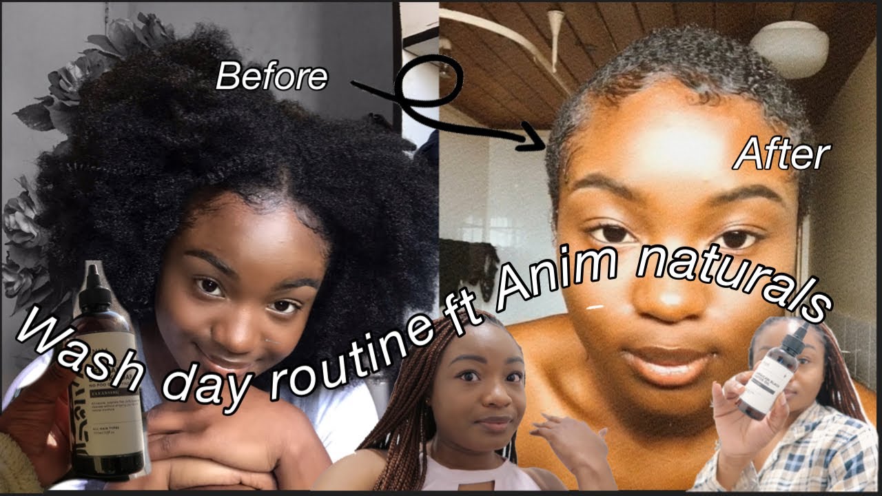 WASH DAY ft ANIM NATURALS |  Product Review + DISCOUNT CODE