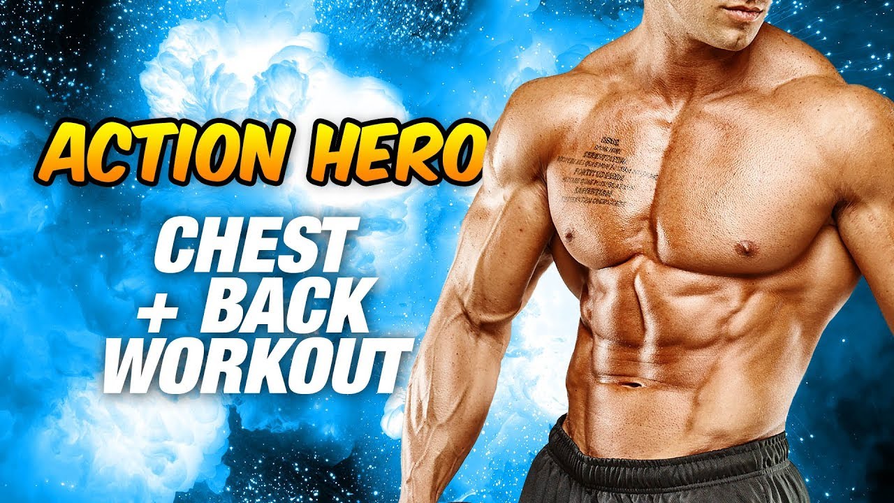 Action Hero Chest & Back Workout (Hollywood Sculpted Body!)