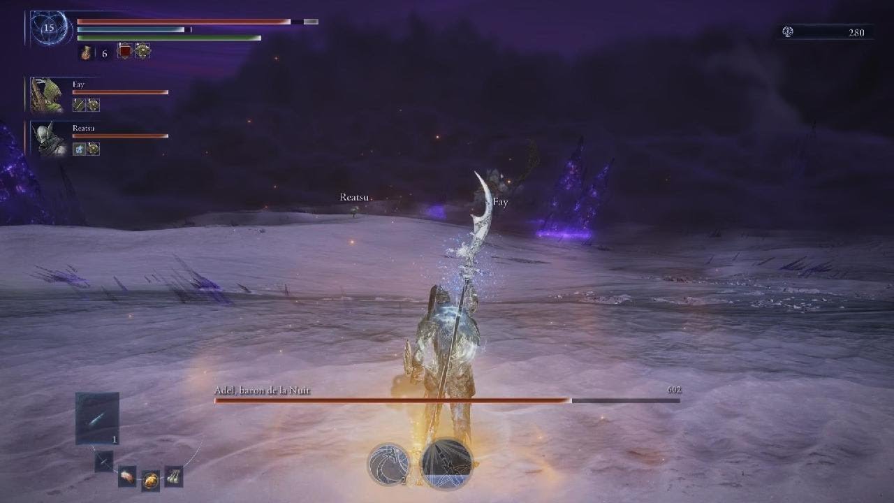 ELDEN RING NIGHTREIGN : Gueule Béante Souverain [Deep of Night Level 5] [Épée de la Nuit Ardente]