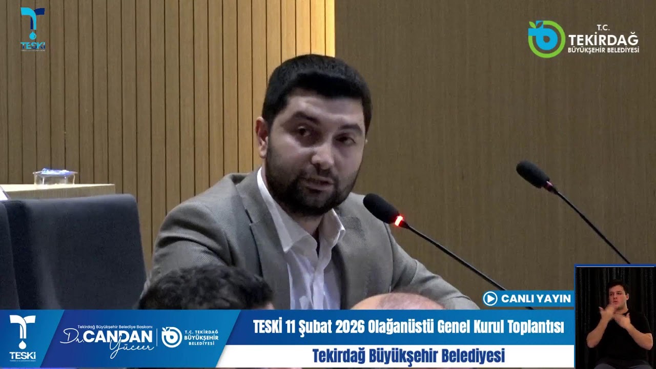 TESKİ 11 Şubat 2026 Olağanüstü Genel Kurul Toplantısı