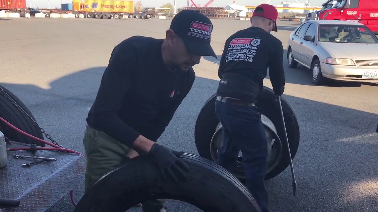 Four Seasons tires Mobile tire services for commercial1