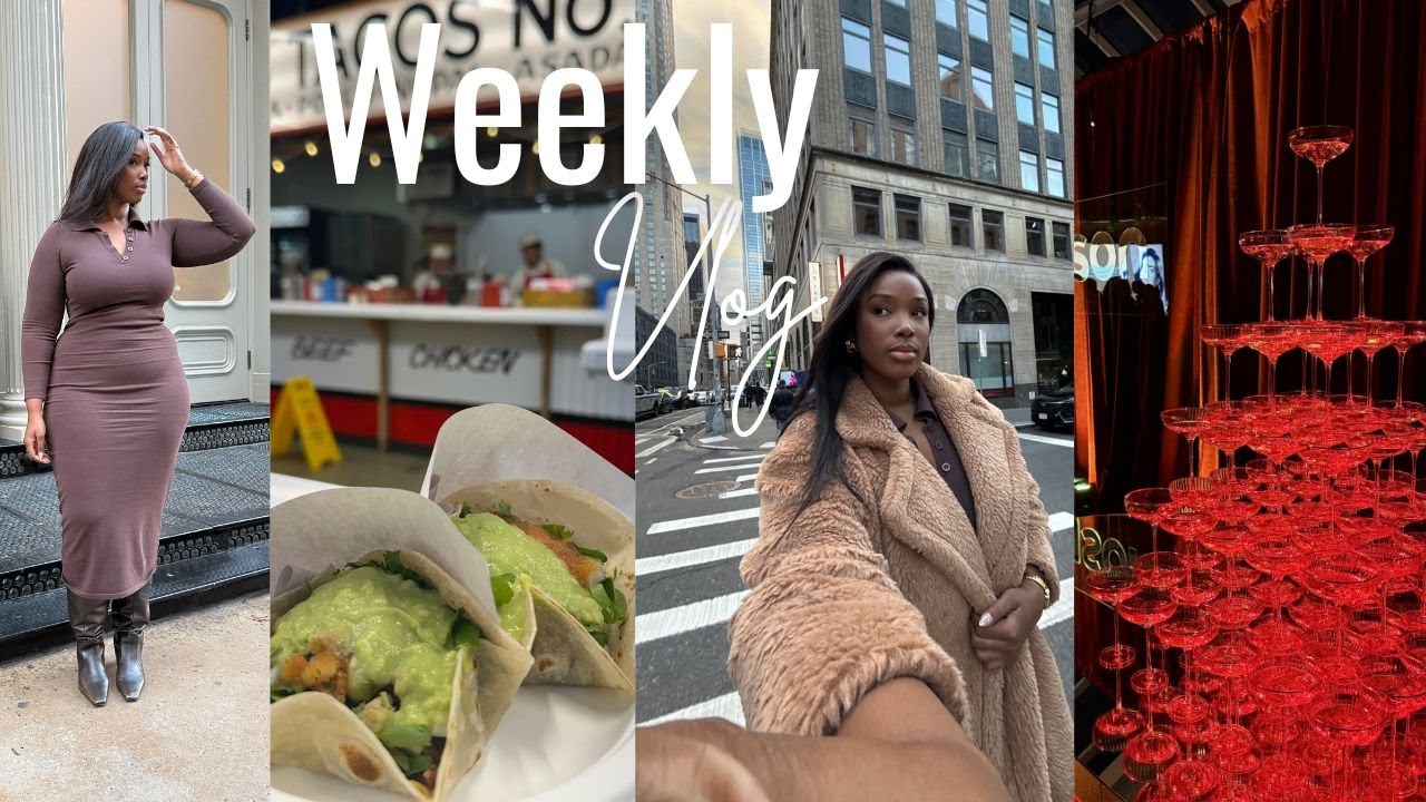VLOG: NYC Holiday events and Bryant Park Winter Village!
