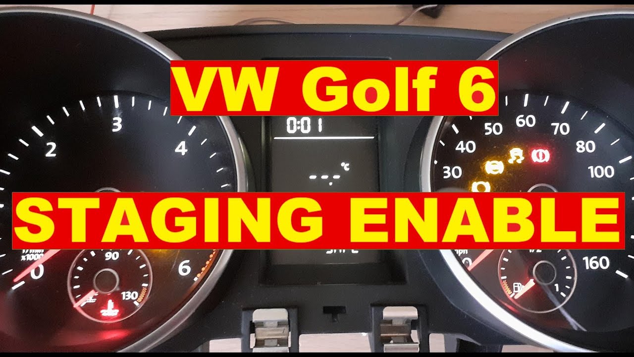 VW Golf 6 Staging activation via Eeprom