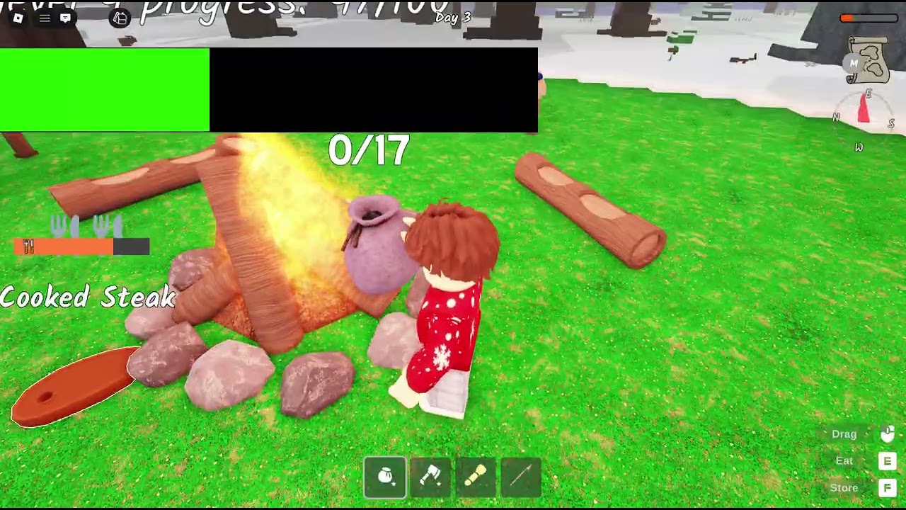 99 Nights in the forest. Playing with mini 미니랑 하는 99일 동안 숲에서 살아남기!