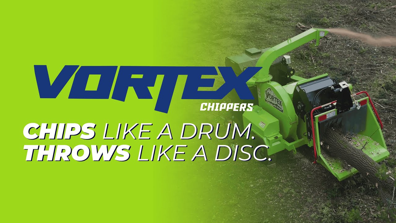 Vortex Chipper Line | Chips Like a Drum, Throws Like a Disc #TreeCare