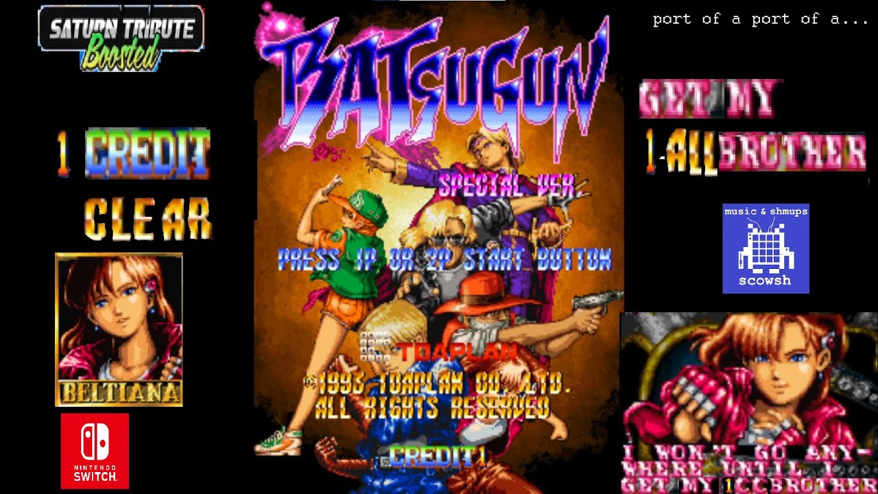 Batsugun Special Version - 1 All (Switch Saturn Tribute Boosted)