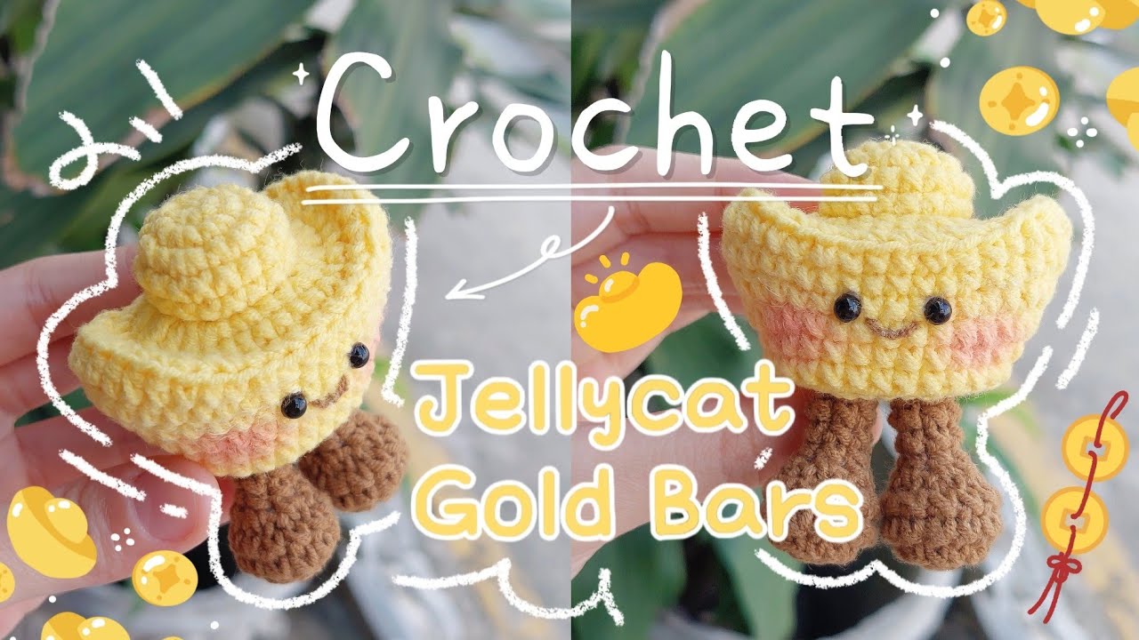 Crochet Jellycat Gold Bars ✨️ | Crochet Gold Bars ✨️🧧 | Móc Thỏi Vàng Jellycat bằng len | Lem'n Do