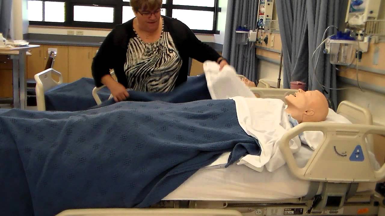 Skill 11.5 Turning a client to the Lateral position in bed