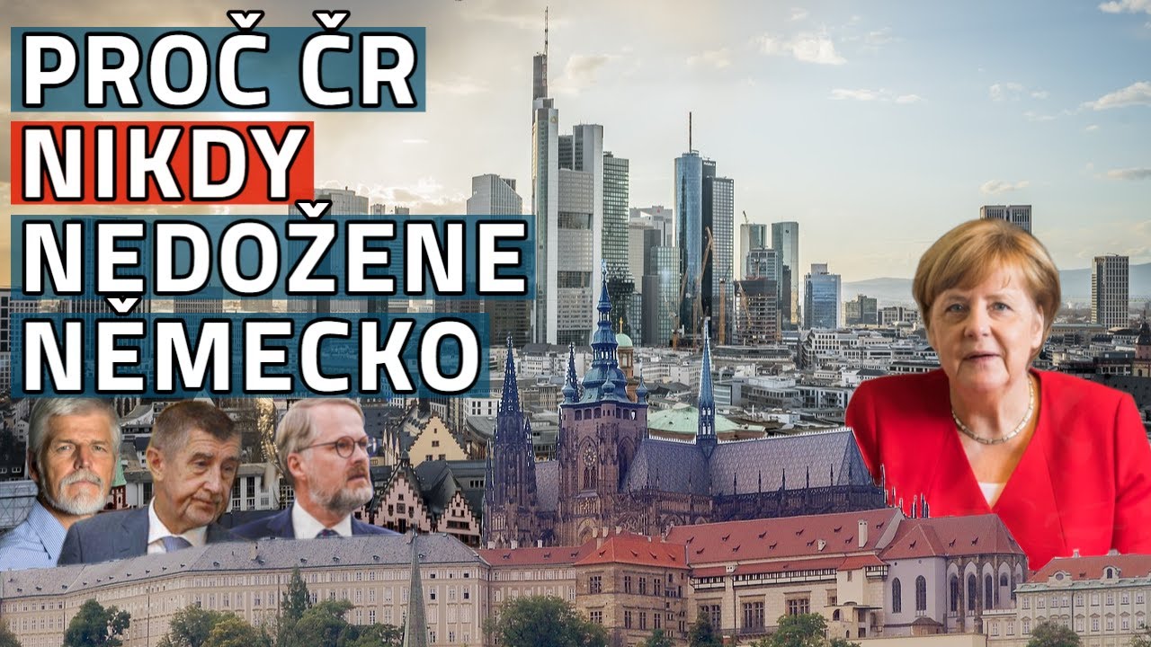 Proč ČR nedohání Německo?