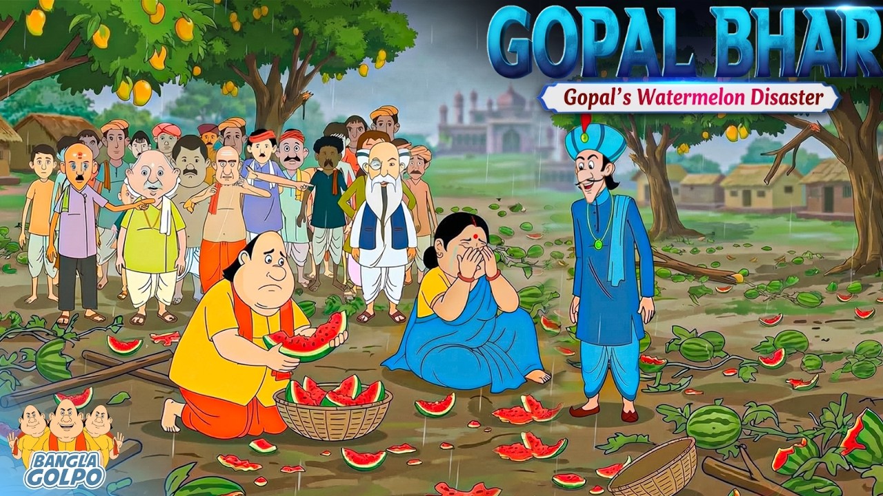গোপালের তরমুজ খেত নষ্ট! 🤯 | Mantri Destroys Gopal’s Watermelon Farm! Best Of Gopal Bhar 2025