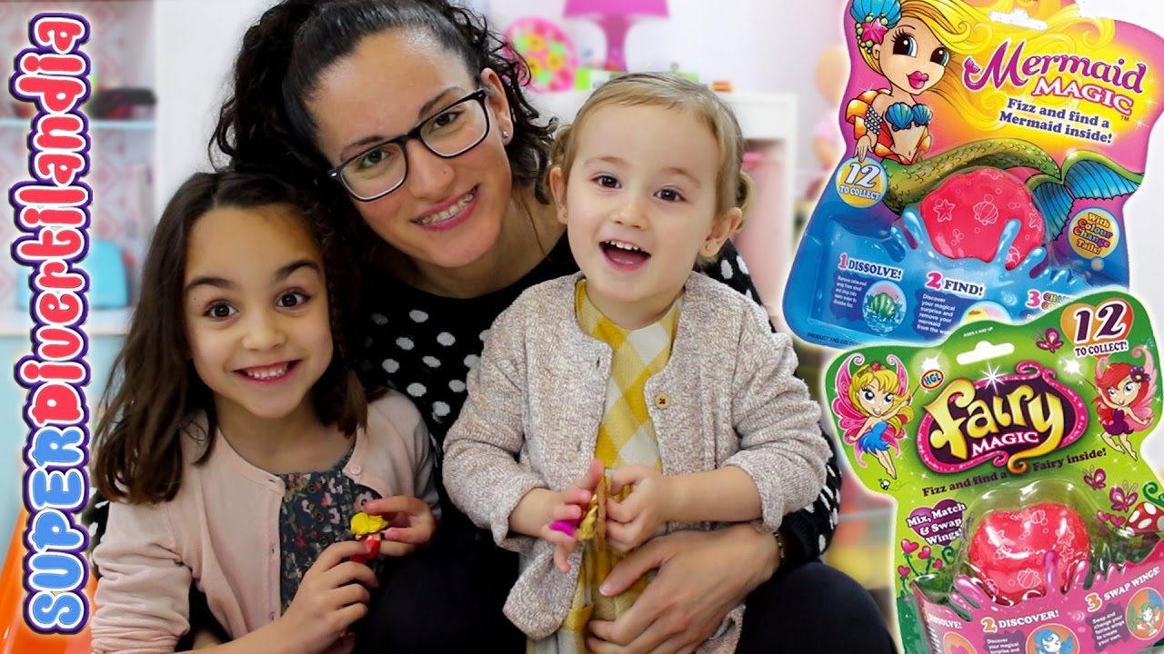 Sirenas, hadas y princesas! Princess Fizz, Fairy Magic and Mermaid. SUPERDivertilandia.