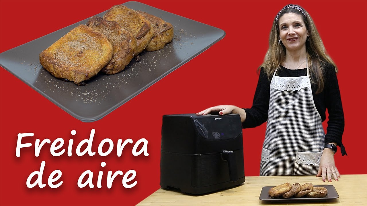 ✅TORRIJAS en freidora de aire ¡ESPECTACULARES! 🤩🤩🤩 / Deliciosas y jugosas😋 / Torrijas AIR FRYER