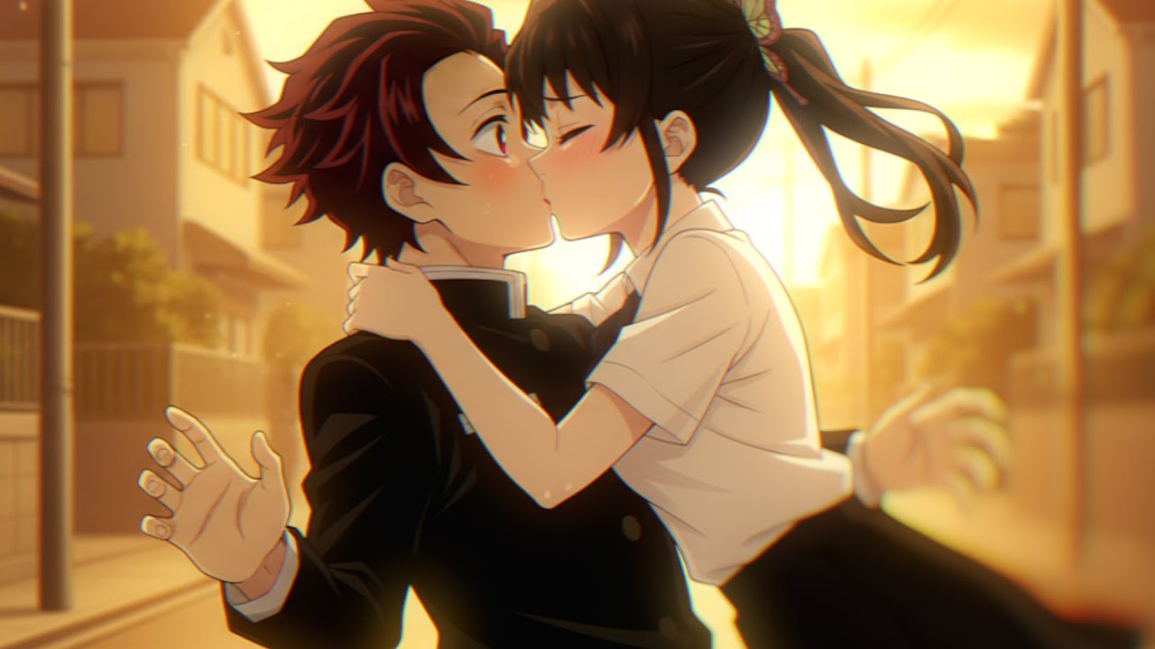 탄지로 x 카나오 고등학생 카나오의 독백,[팬만화,fan manga]