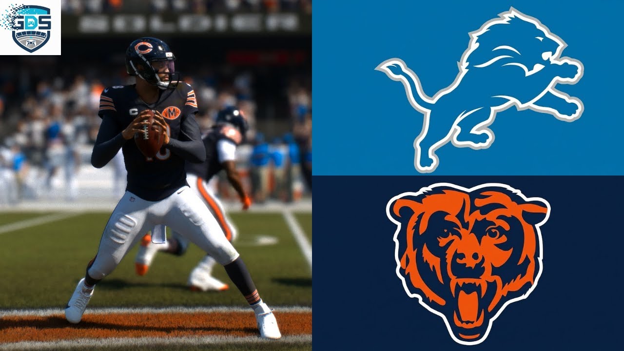 4K 60FPS | Madden 26 | Week 18: Lions (8-8) vs. Bears (11-5)