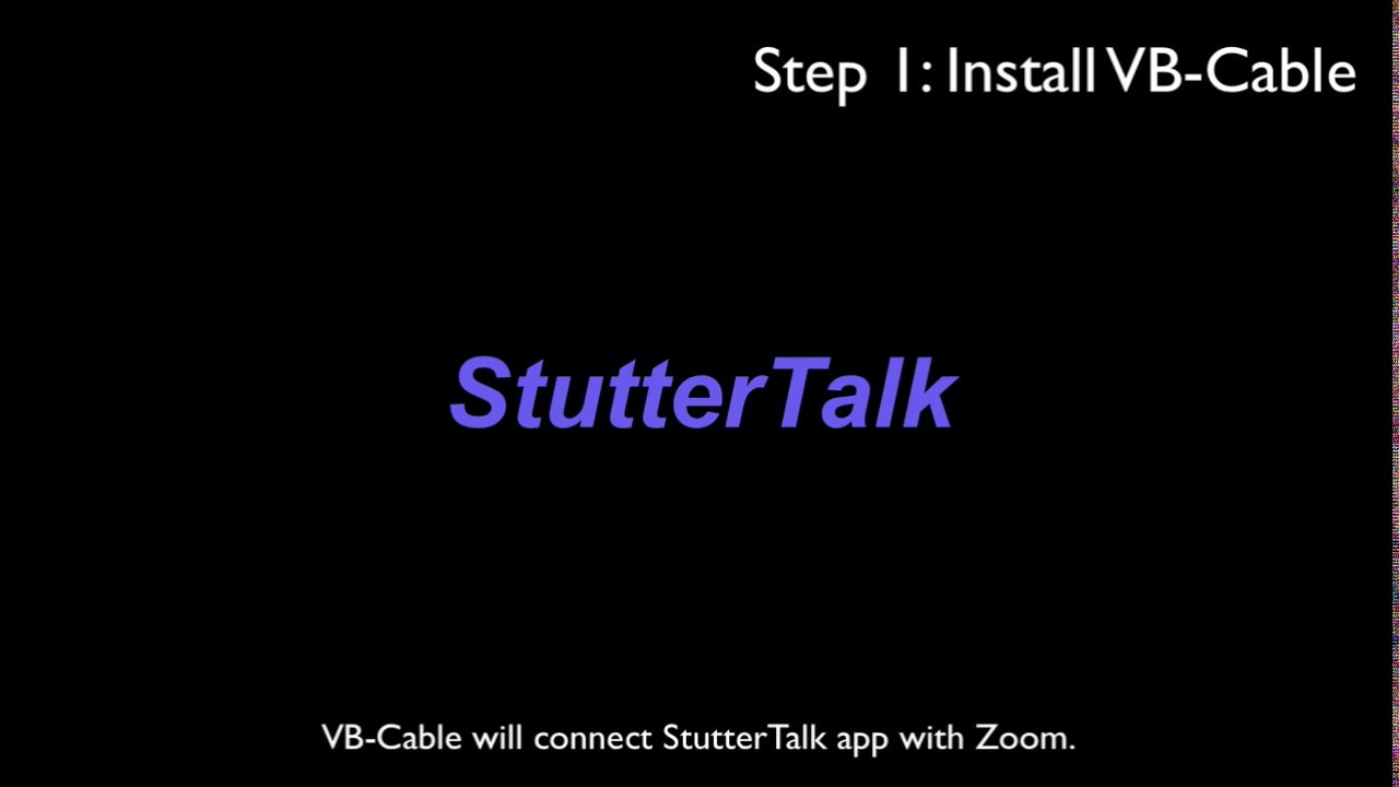 Step 1: Install VB Cable. StutterTalk tutorial Windows