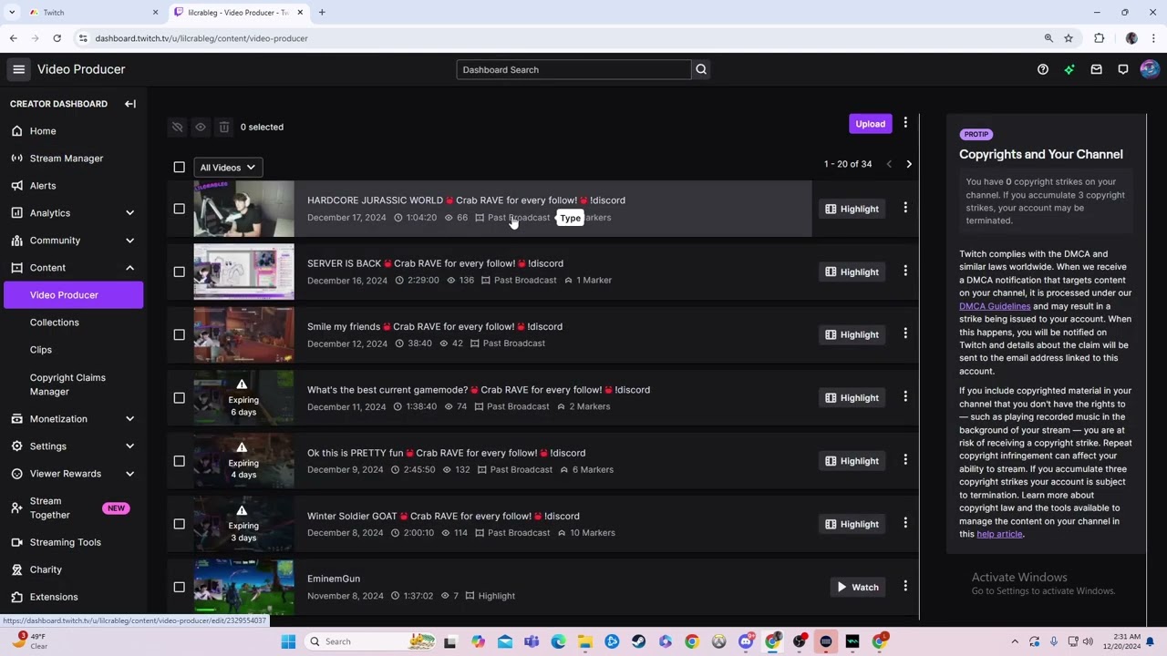 How to Clip Your Own Stream on Twitch