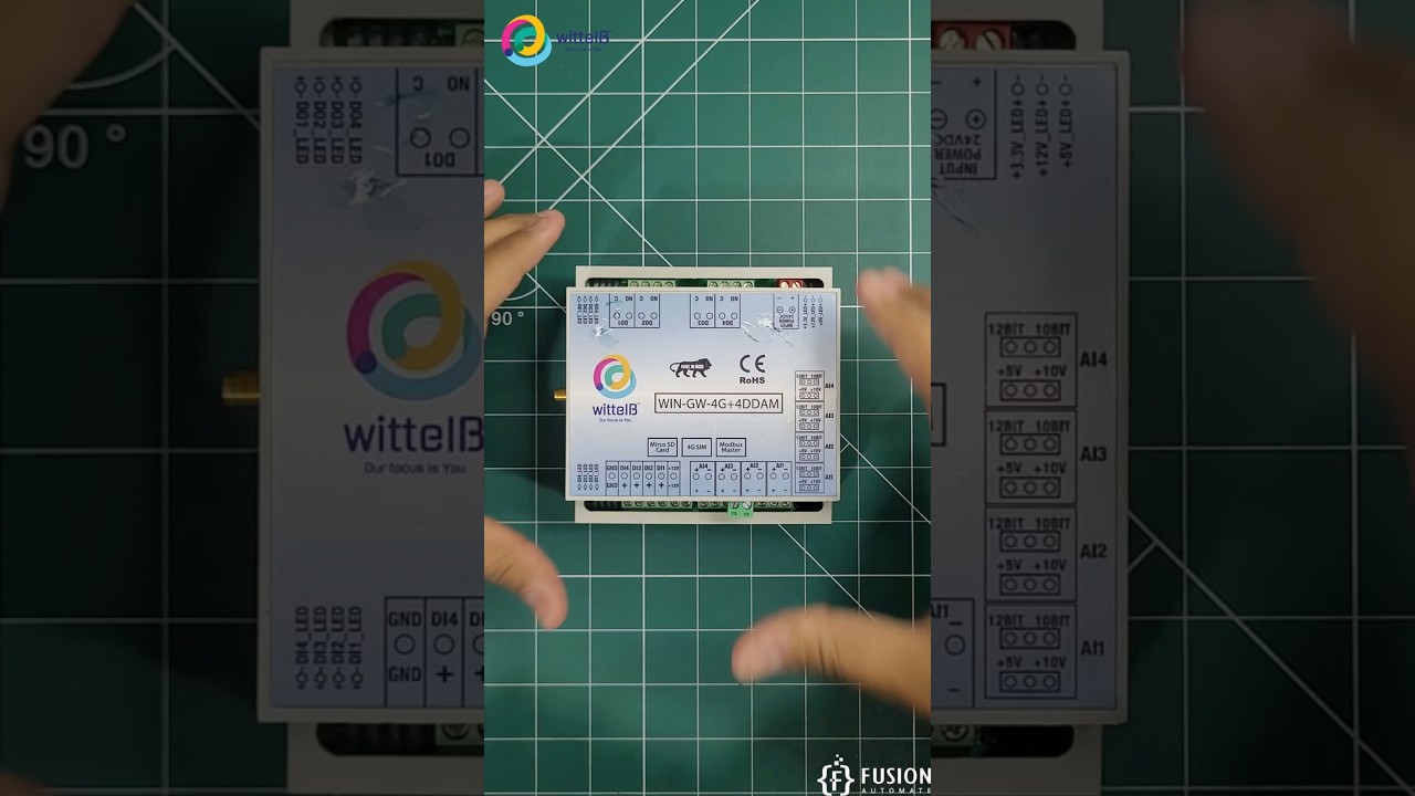 Introduction to WIN-GW-4G+4DDDAM | 4G Industrial IoT Gateway | DI+DO+AI | SIM Card, SD Card, RS485 |