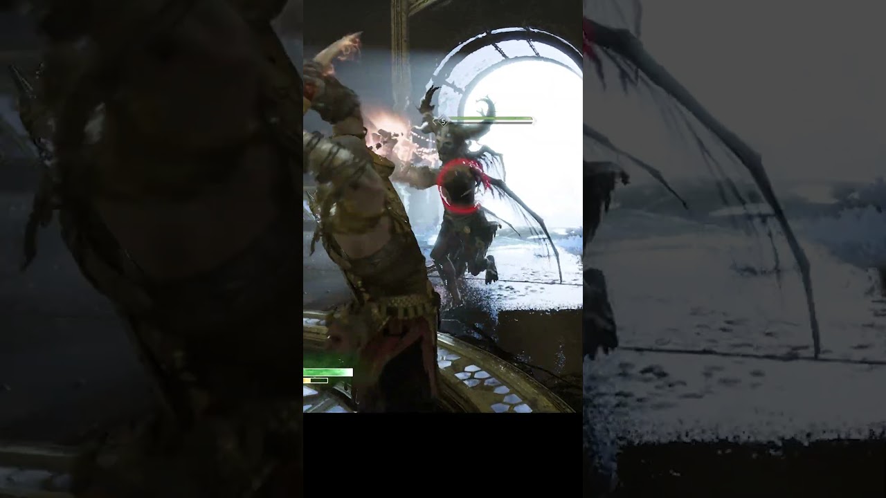 Oi, that's just Perfect 👌| Easy way to counter Dark Elf Attack #godofwar #kratos #gow