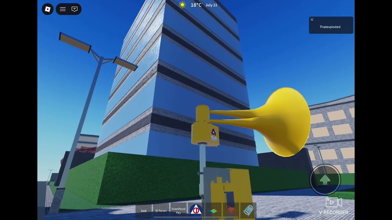 Funny p50 tornado siren #roblox