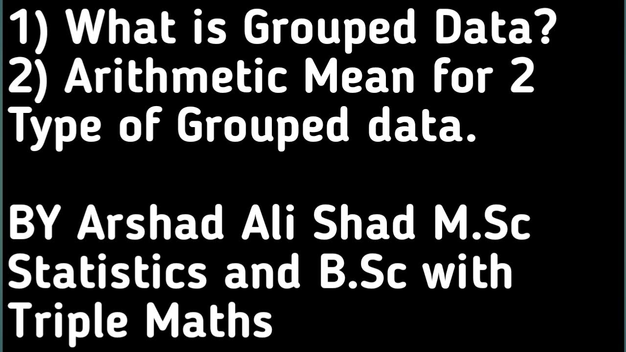 Arithmetic mean for grouped data using/Direct/Short cut/Step deviation method/ Easy Statistics