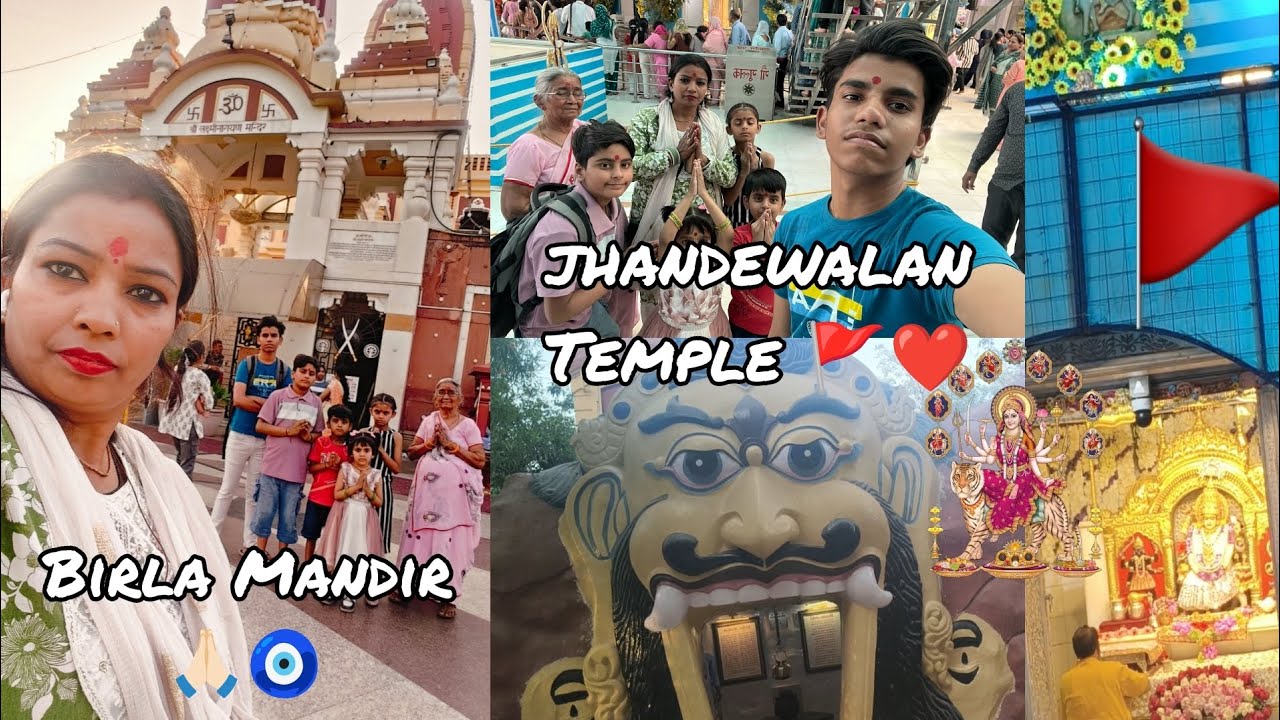 Jhandewalan+Birla Mandir 🙏🏻🧿📿 | Vlog #36 | Naina ki Lado