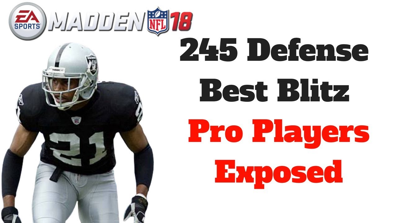 THIS BLITZ DESTROYS ANY OFFENSE !! USE THIS NOW!! MADDEN 18 245 Blitz
