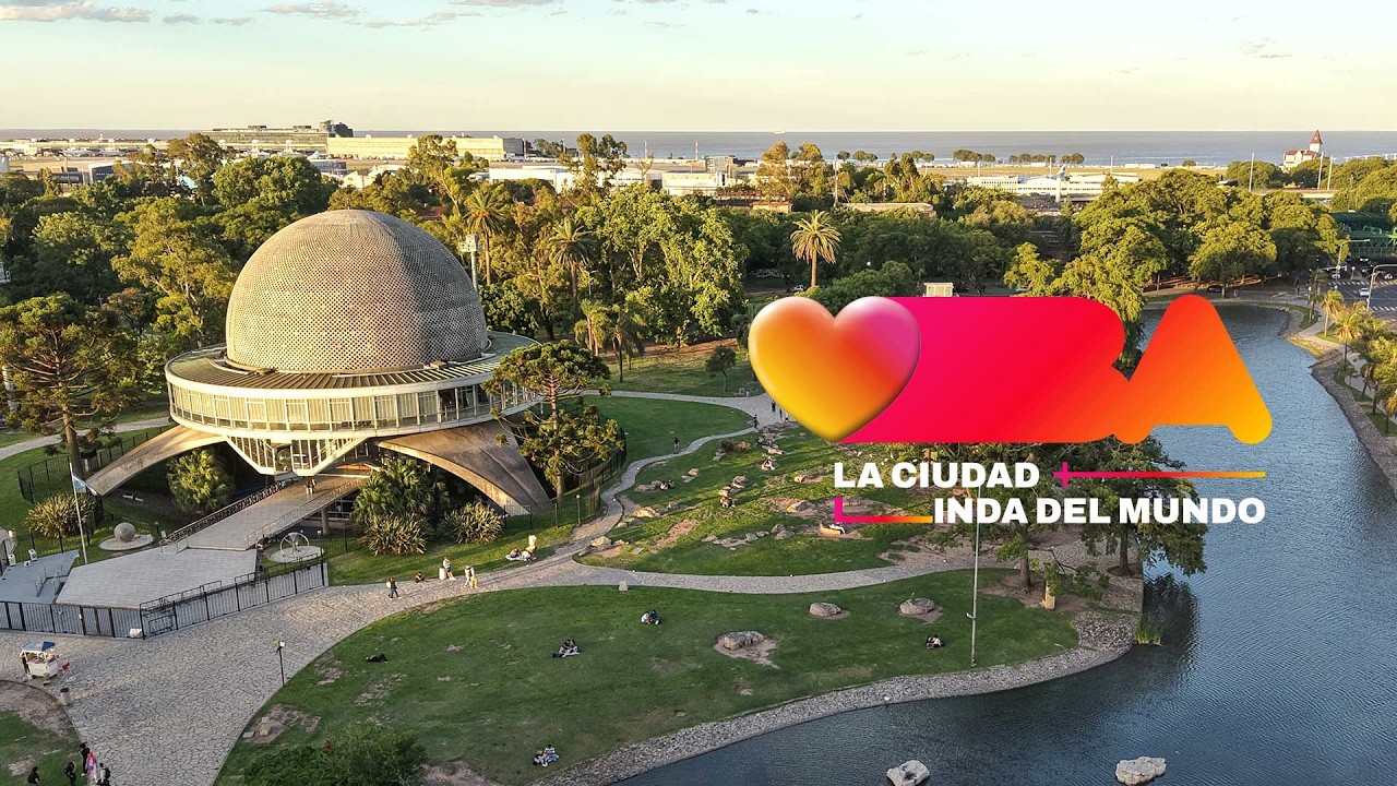 Llegada aérea al Planetario (LoFi travel cam) - Buenos Aires La Ciudad Más Linda Del Mundo