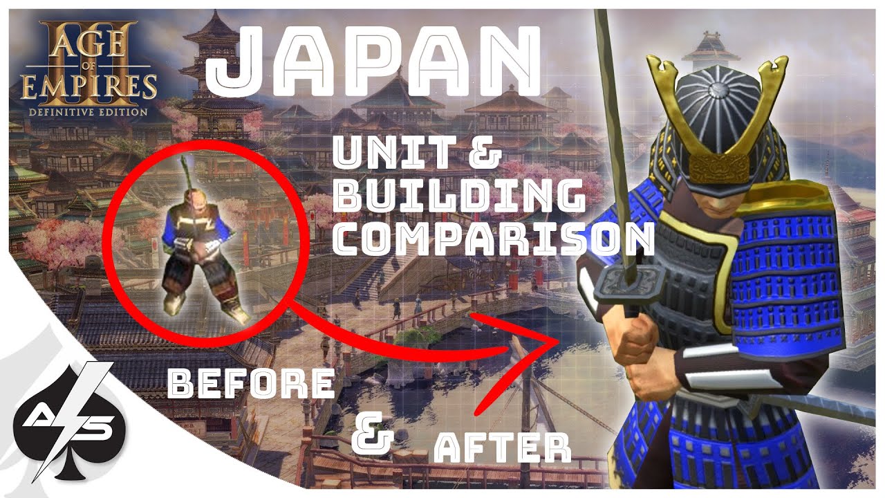 Japan Graphics Comparison (2007 vs 2020) | Age of Empires 3: Definitive Edition
