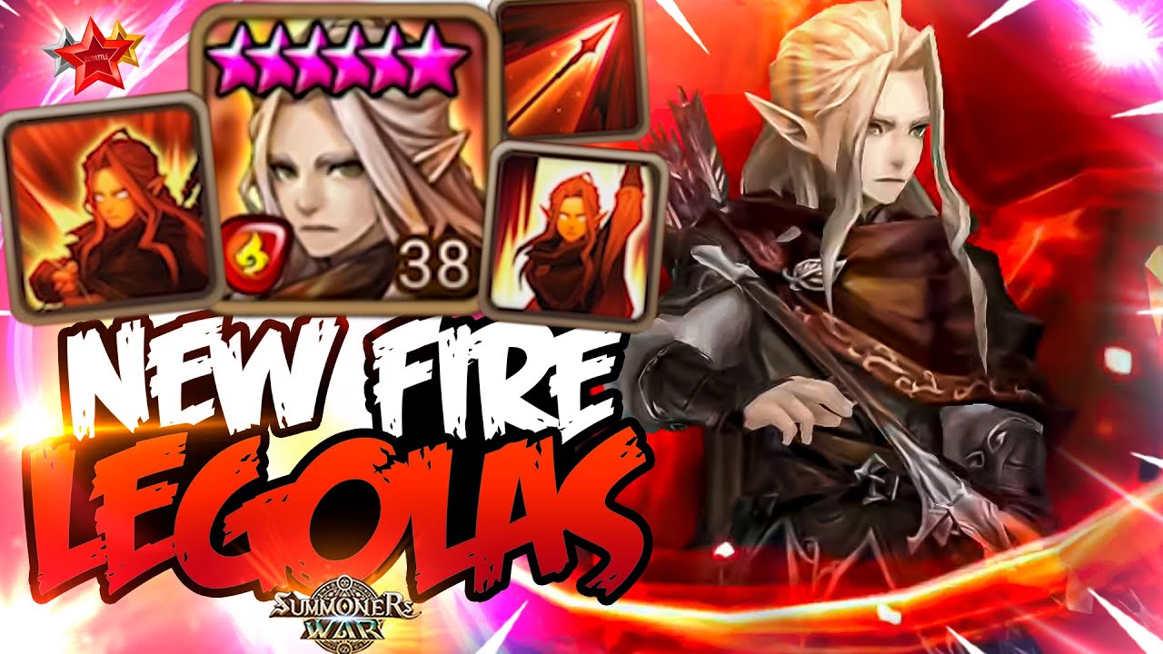 Он пытается играть с НОВЫМИ ОГНЕННЫМИ ЛЕГОЛАСАМИ (Ранг G2) - Summoners War