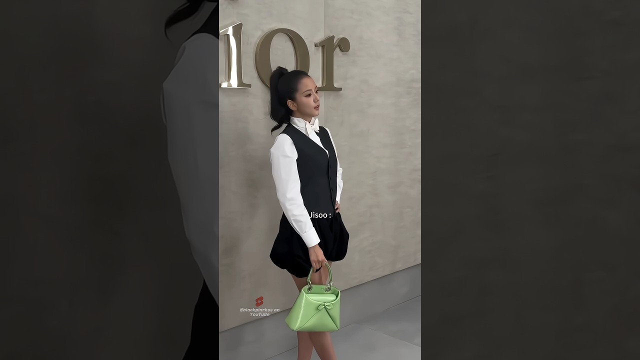 Jisoo attends at the Dior event!! ✨🤍 #blackpink #jisoo