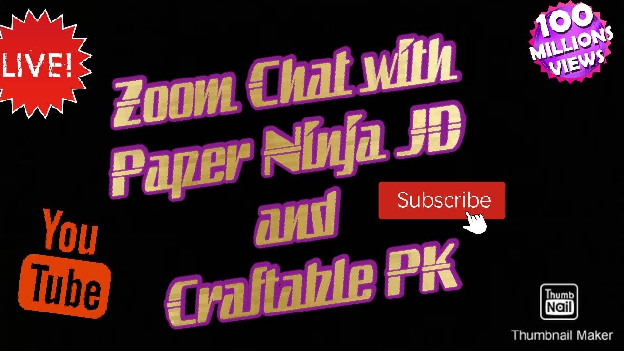 Zoom chat with Paper Ninja JD!