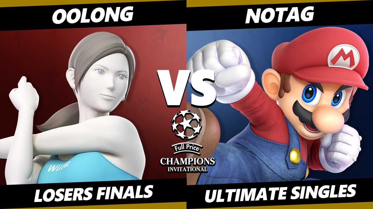 Full Price Invitational LOSERS FINALS - Oolong (Wii Fit Trainer) Vs. NoTag (Mario) Smash Ultimate -