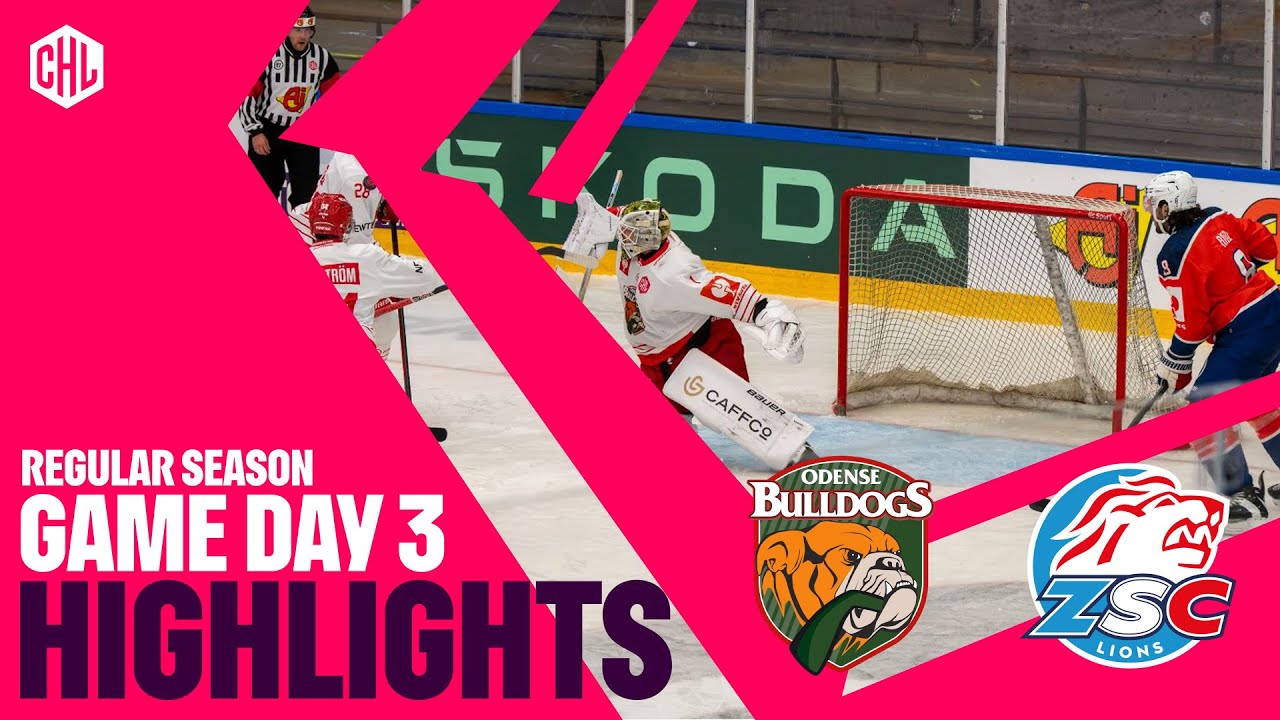 Highlights | Odense Bulldogs vs ZSC Lions Zurich