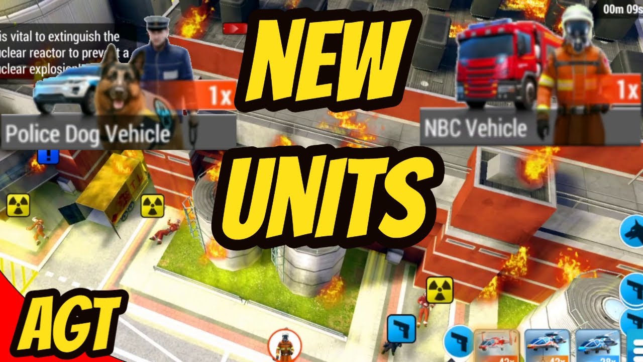 Emergency HQ — Игровой процесс для Android 128 — Новые пожарные и полицейские подразделения — Ата...