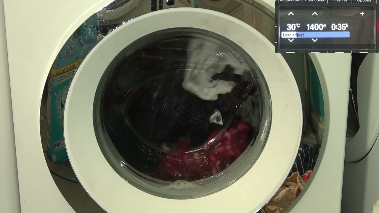 Mixed load 30'c + Speed perfect / Bosch serie 8 4D WAX32GH4GB Washing machine